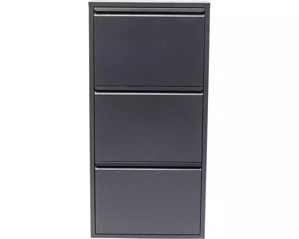 Kare Schuhschrank Caruso 100 x 50 cm, Anthrazit