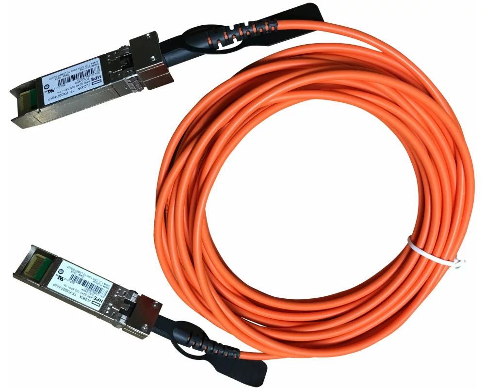 HPE HPN X2A0 Active Optical Cable, 10Gbit/s, SFP+ to SFP+, 7m