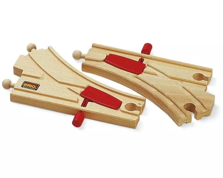BRIO Eisenbahn Mechanisches Weichenpaar