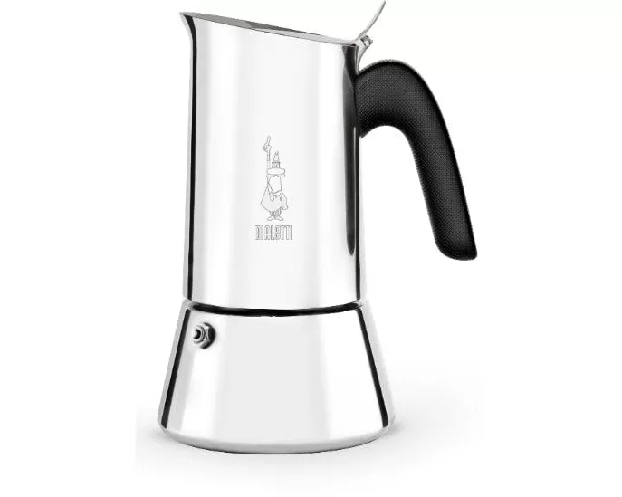 Bialetti Espressokocher Venus 10 Tassen, Silber