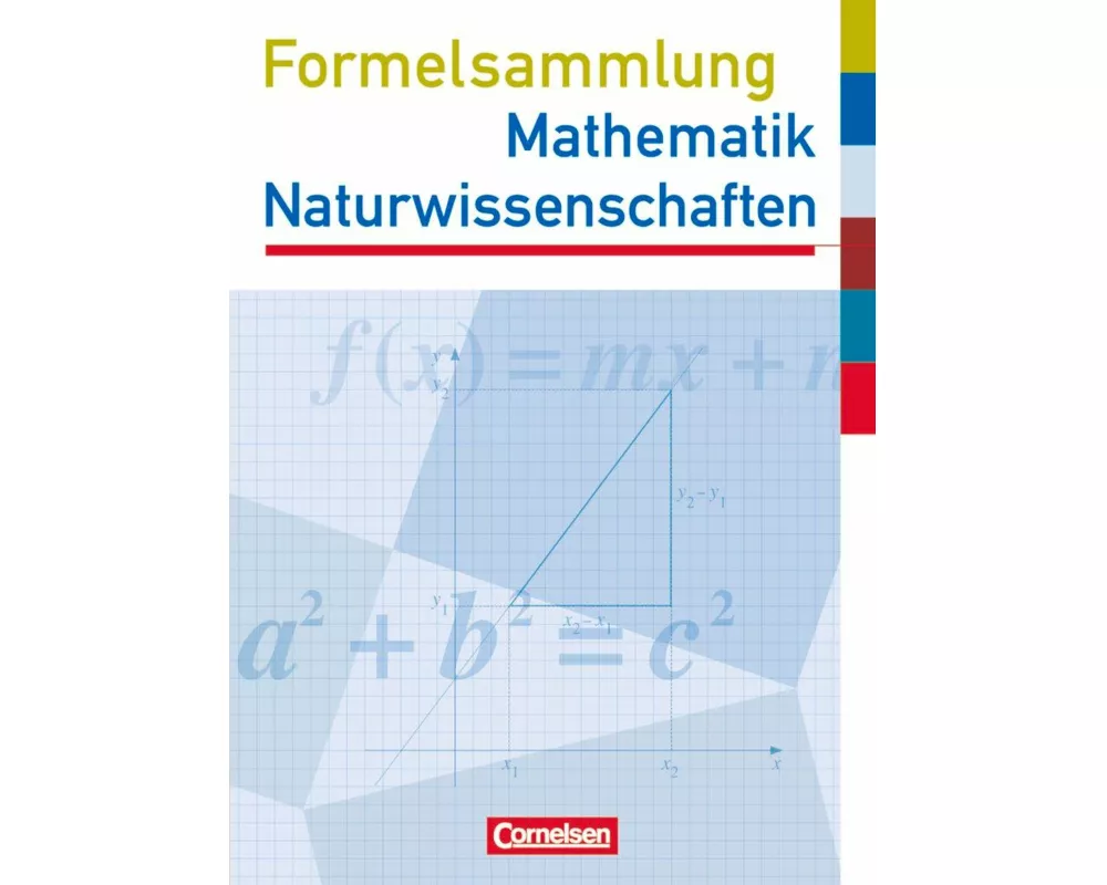 Formelsammlungen Sekundarstufe I, Westliche Bundesländer (außer Bayern), Mathematik - Naturwissenschaften, Formelsammlung, Mit Prüfungseinleger