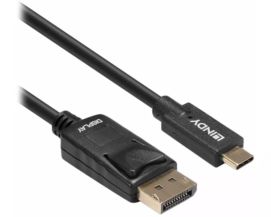 LINDY 10m, USB Type C to DP adapter cable, with HDR