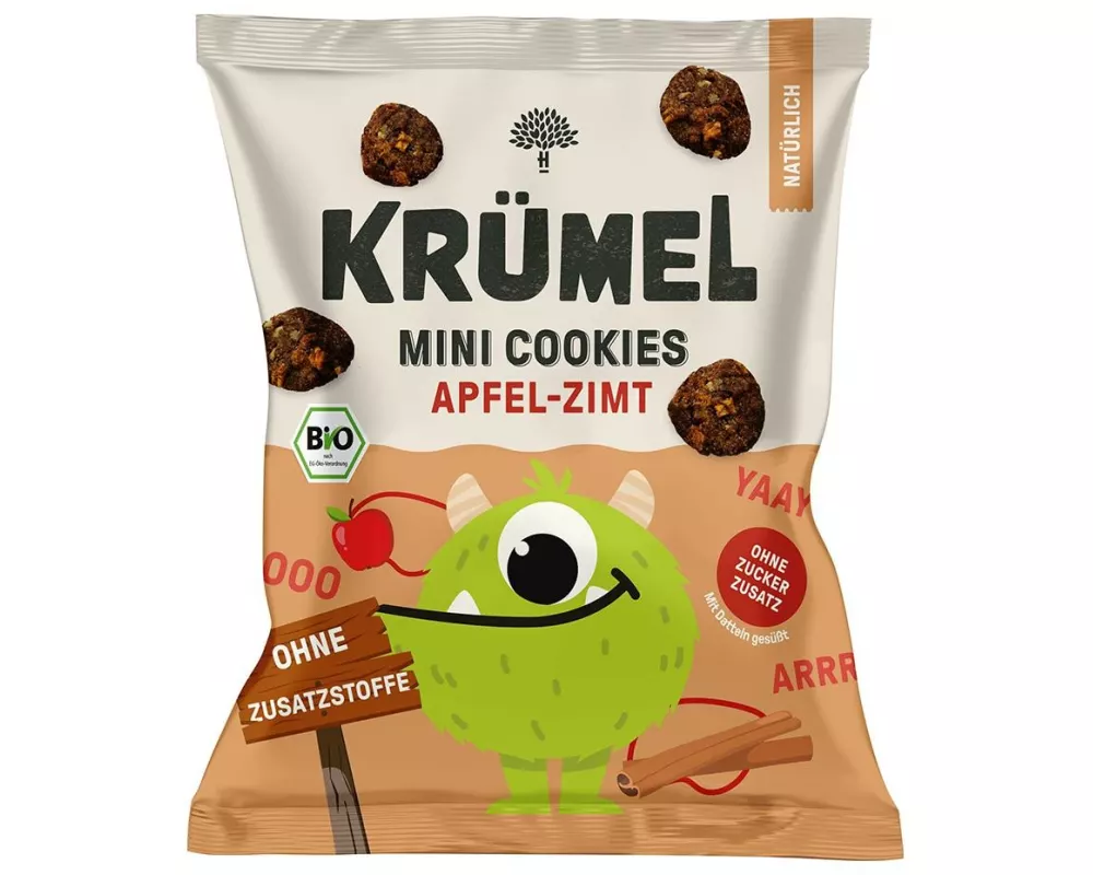 KRÜMEL Kekse Soft Cookies Apfel-Zimt 50 g
