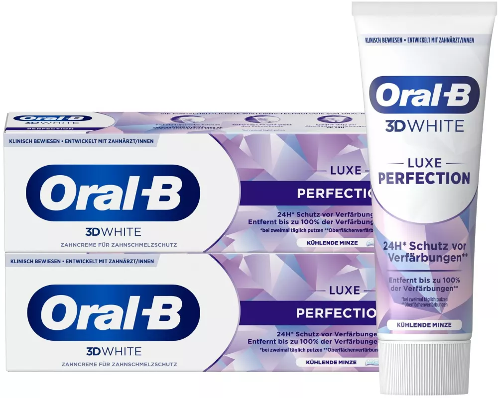 Oral-B Zahnpasta 3D White Luxe Perfection 2 x 75 ml