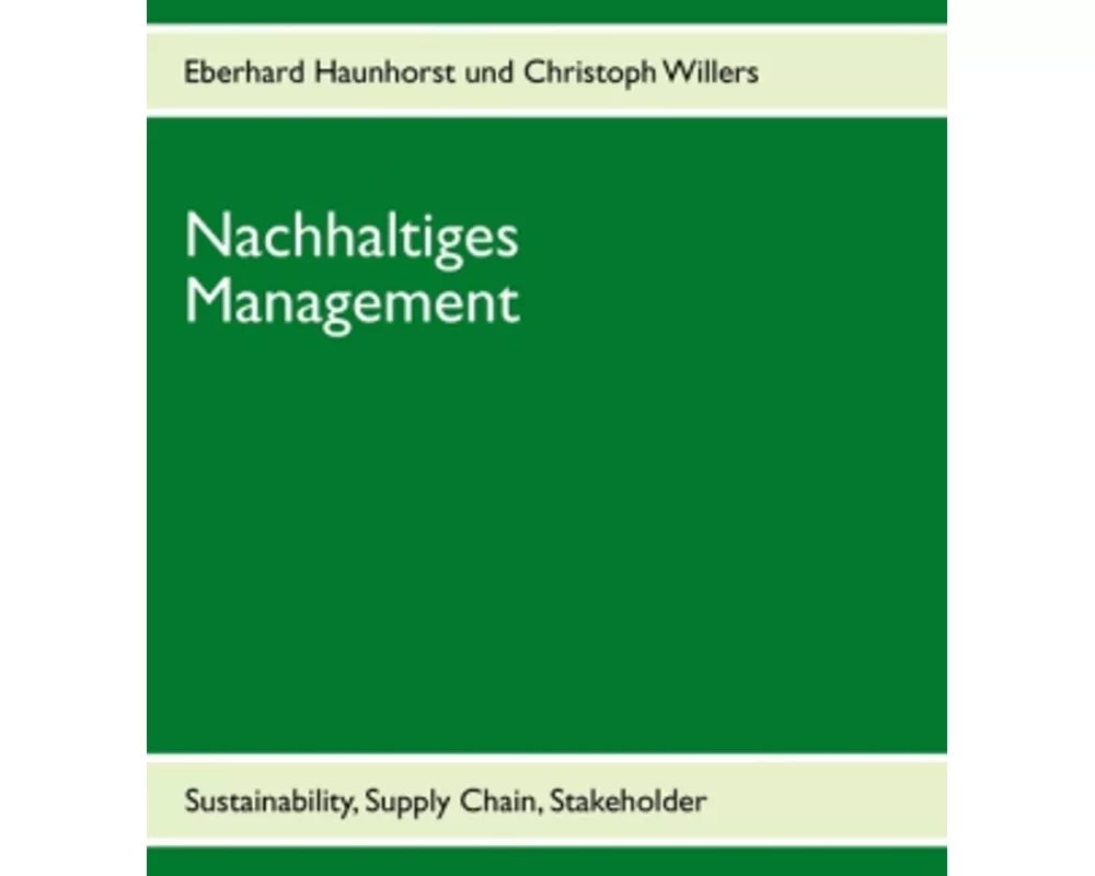 Nachhaltiges Management