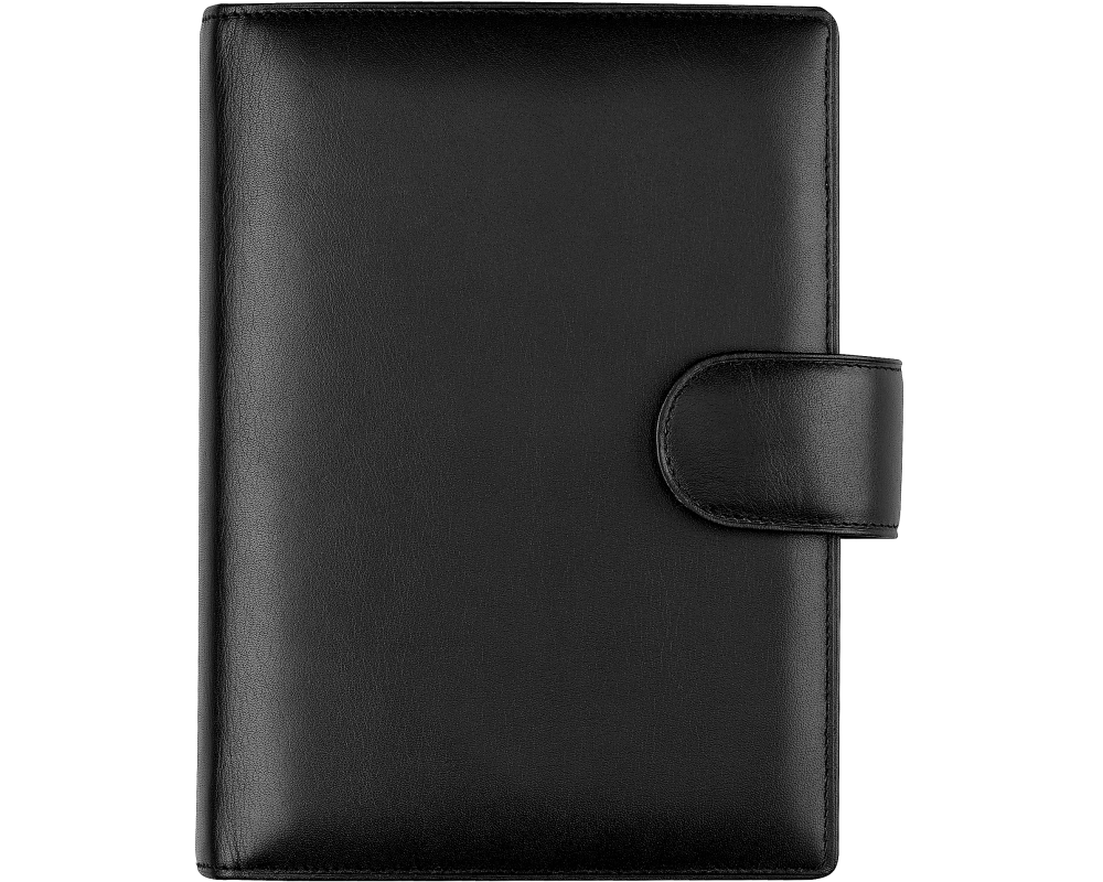 SUCCES Agenda Junior Ringbuch Nappa 84246102U schwarz 11x14.2cm