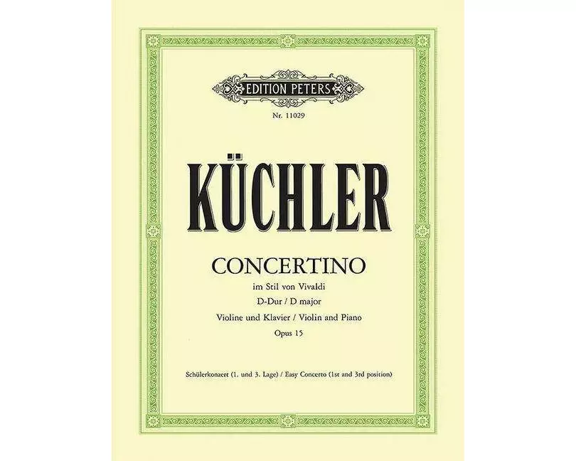 Concertino D-Dur op. 15
