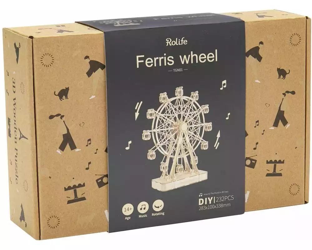 Rolife Bausatz DIY Music Box--Ferris Wheel