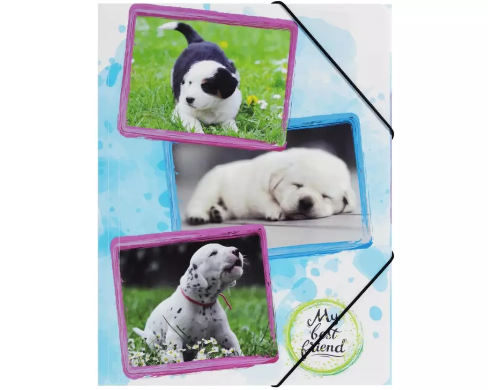 Pagna Gummibandmappe A4 Hunde