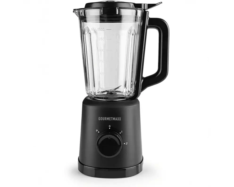 GOURMETmaxx Smoothie Maker 500W Schwarz, 1.5 L