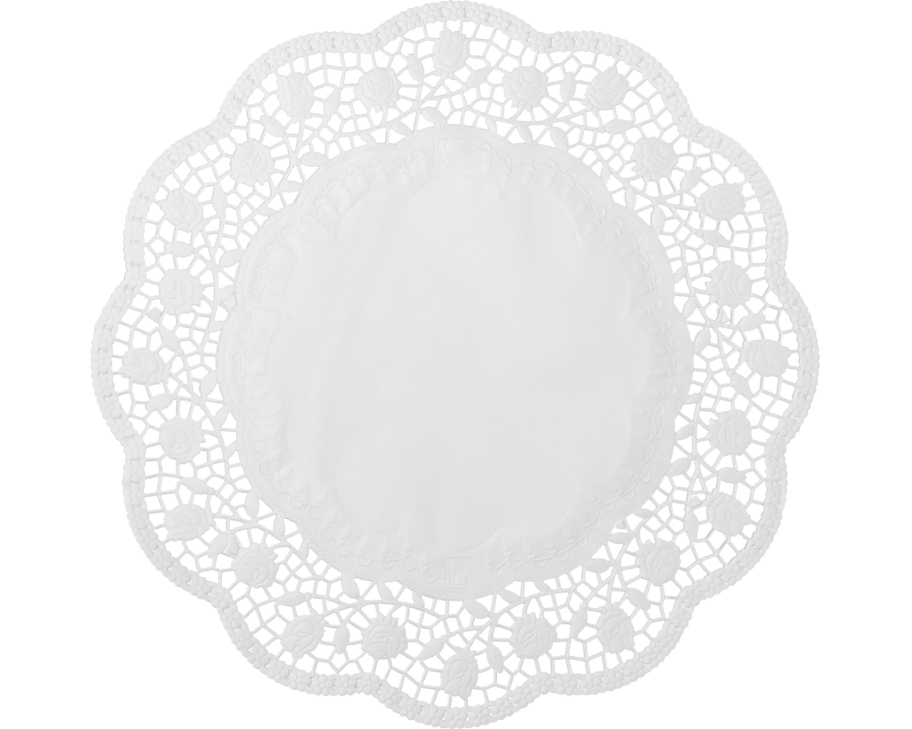 DEMMLER Tortenspitzen rund 4021100625 40cm, 6 Stück weiss