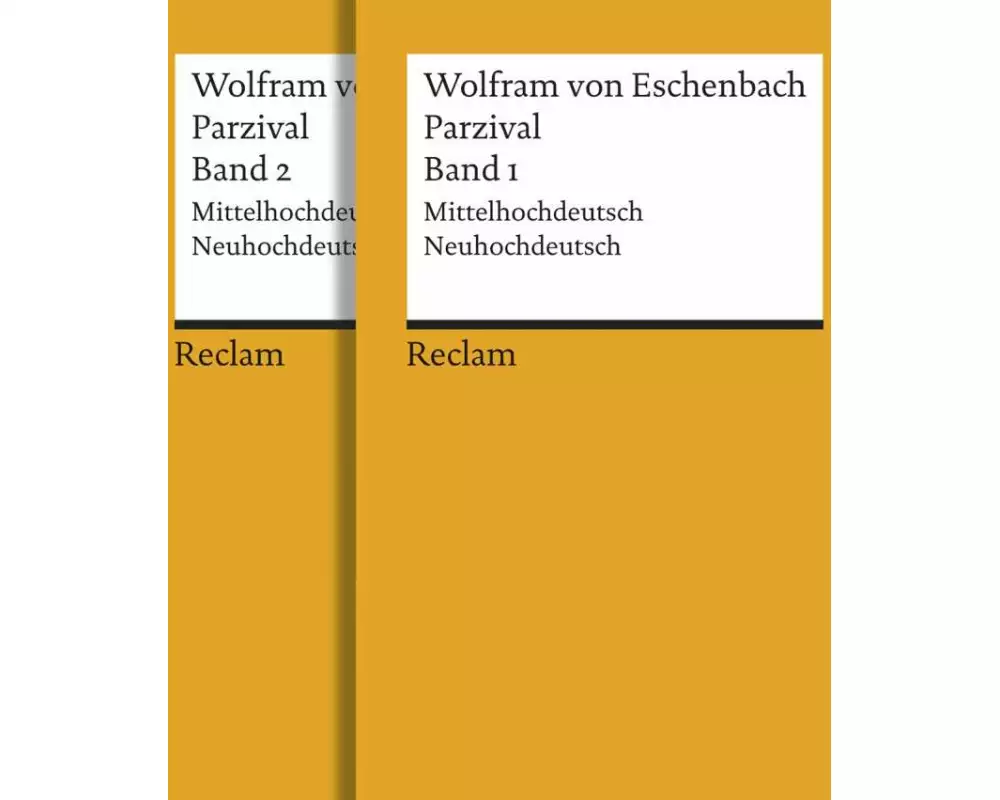 Parzival. Band 1 und 2. Mittelhochdeutsch/Neuhochdeutsch