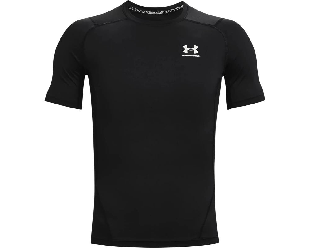 UNDER ARMOUR Kurzarmshirt HeatGear Short Sleeve Schwarz, XL