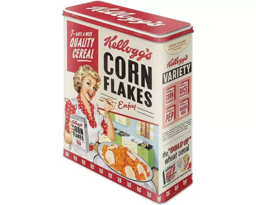 Nostalgic Art Vorratsdose Kellogg's Quality Cereal 4 l, Mehrfarbig