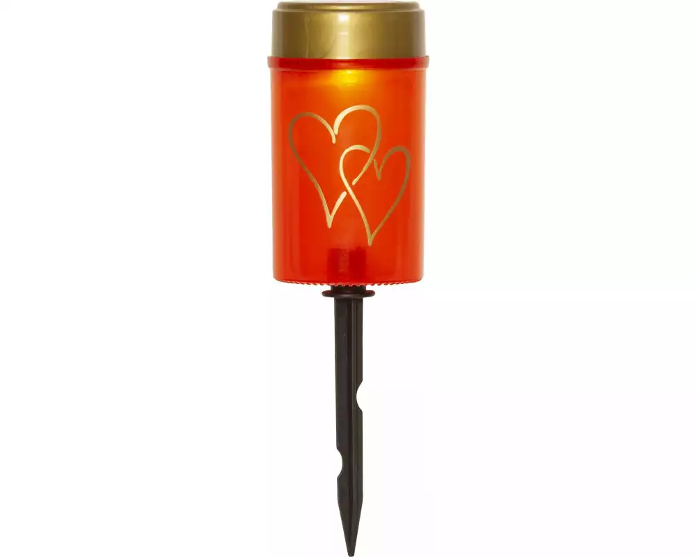 Star Trading Solar Kerze Hearty Warmweiss, 1 LED