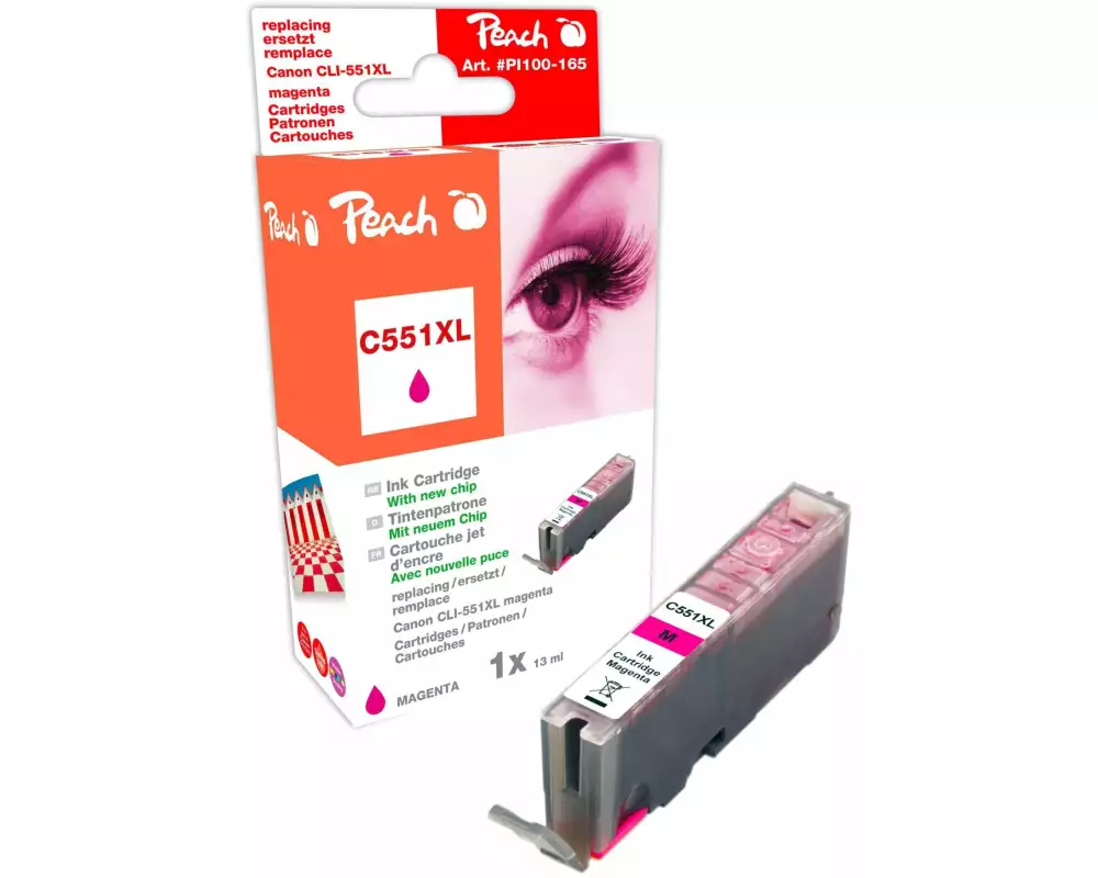 Peach Tinte Canon CLI-551M Magenta