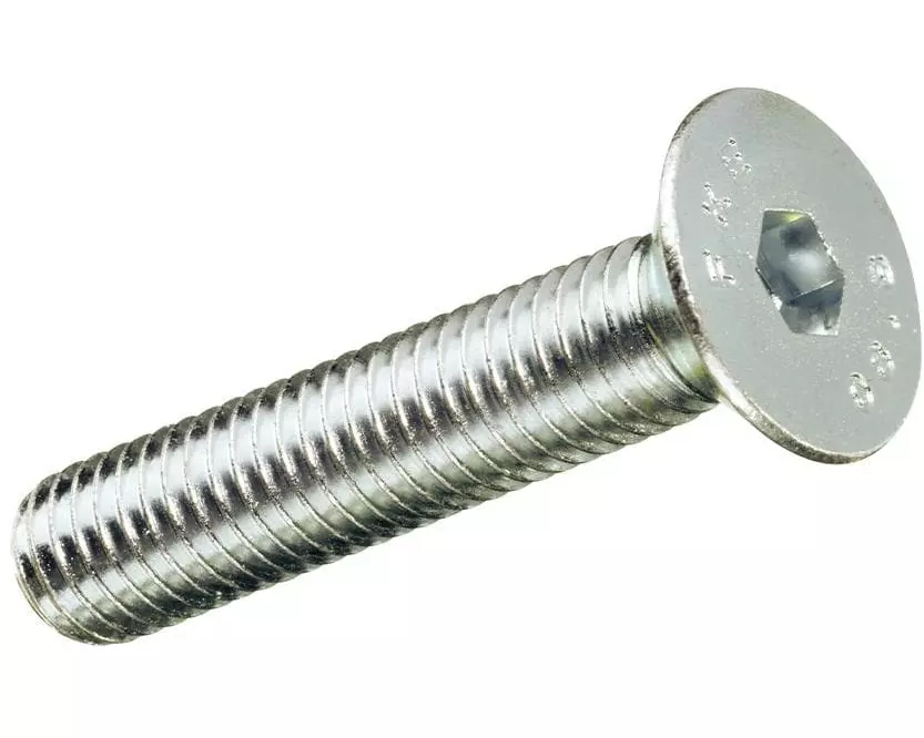 FTM Metrische Schrauben Senkkopf 6 x 30 mm Stahl, 8 Stück