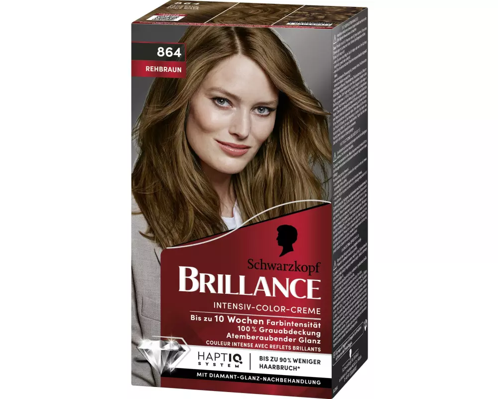 Schwarzkopf BRILLANCE Haarcoloration 864 Rehbraun