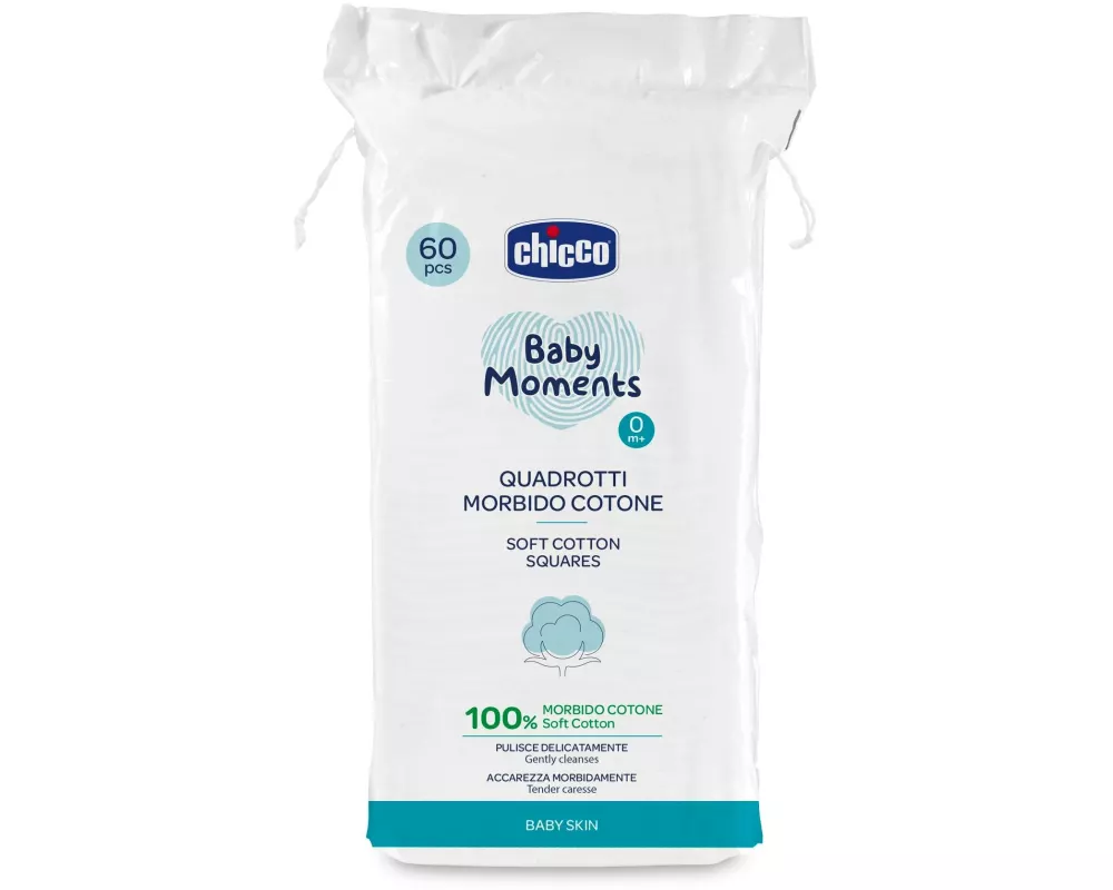 Chicco Wattepads quadratisch 60 Stück