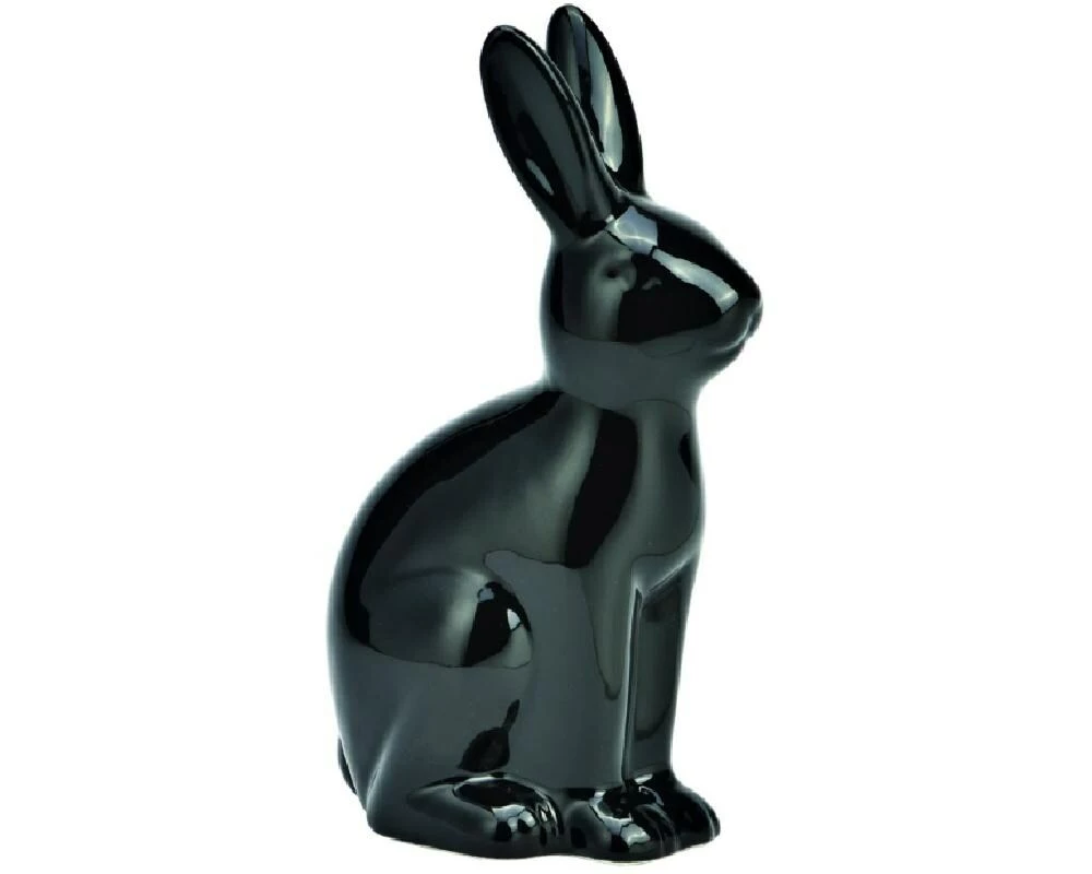 G. Wurm Hase 16 cm Schwarz