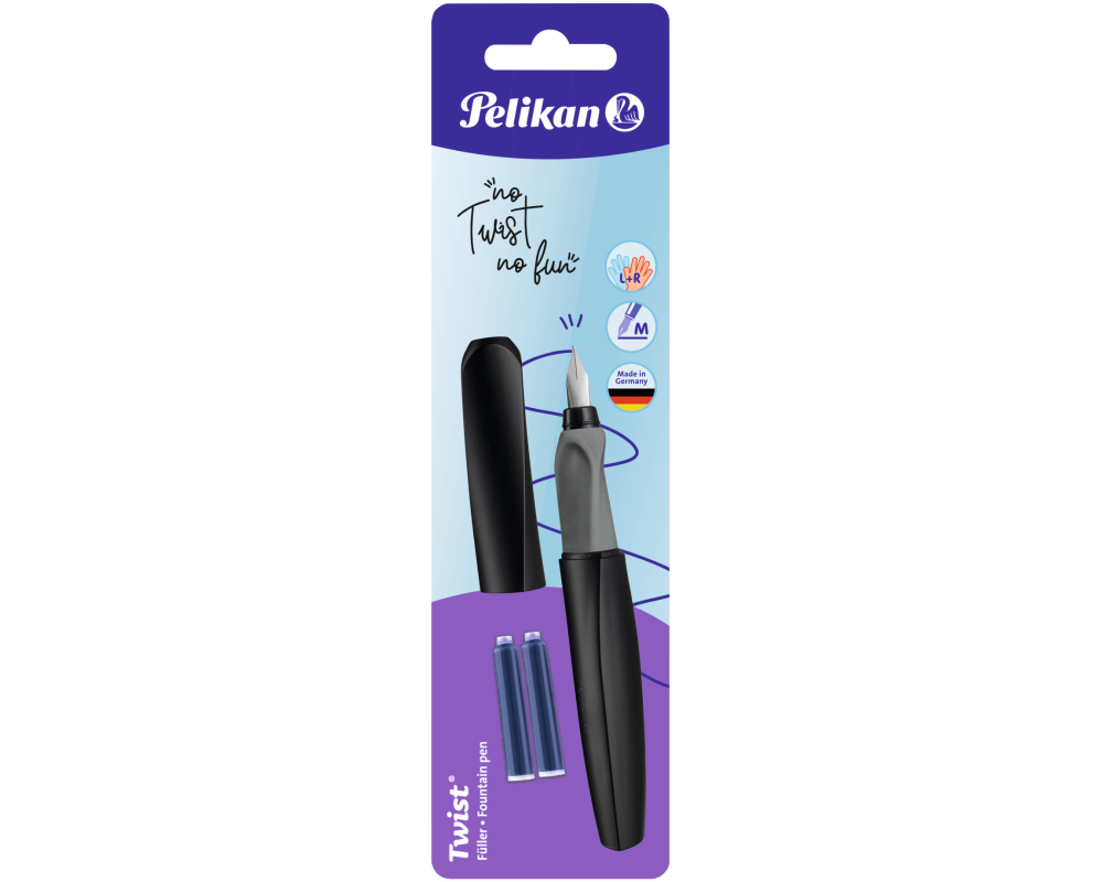 PELIKAN Füllhalter Twist M 946814 schwarz