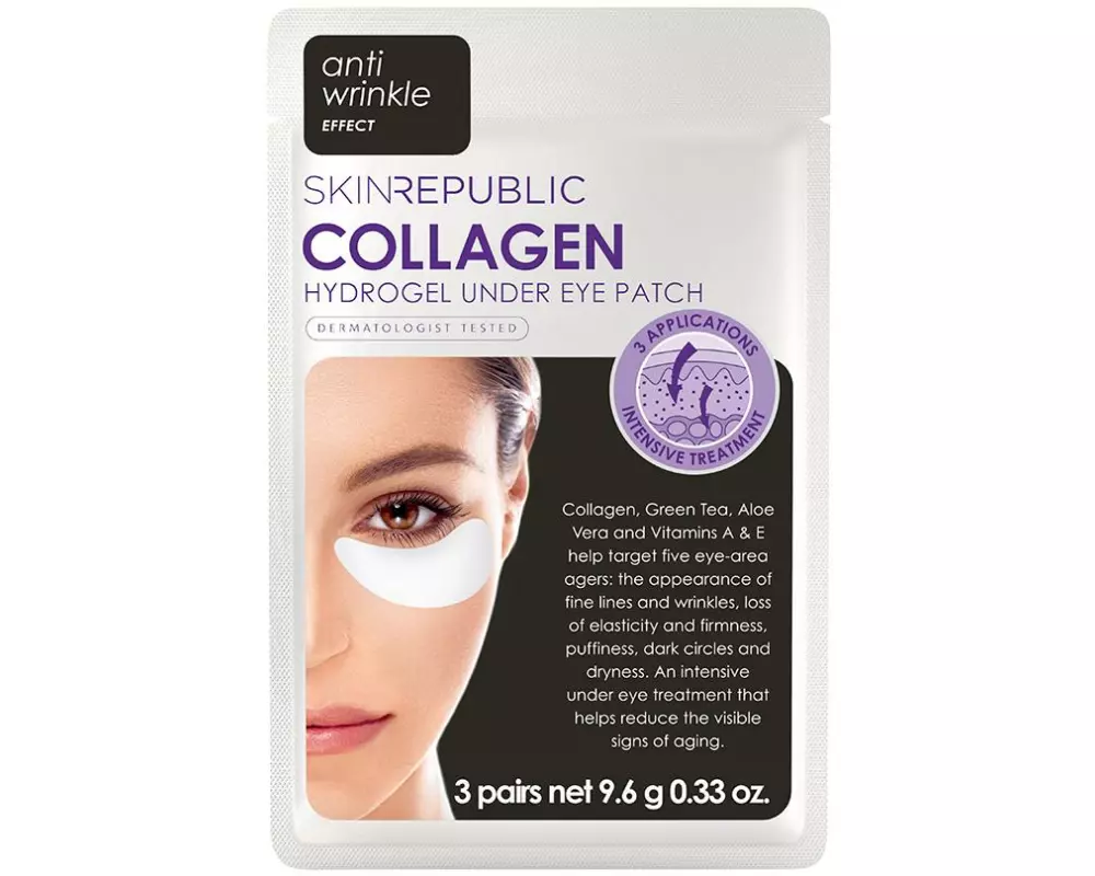 SkinRepublic Augenmaske Collagen Under Eye Patch 6 Stück