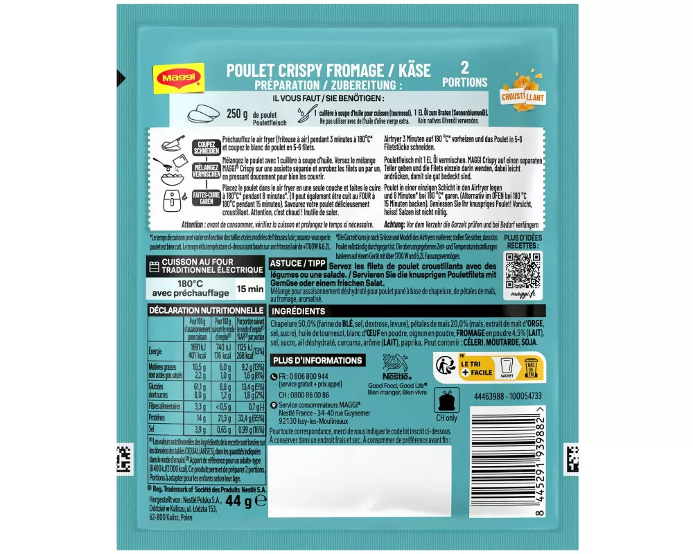Maggi MAGGI Air Fryer Cheese Crispy 44 g