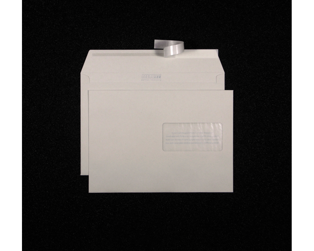 METTLER Couvert Fenster rechts C5 8044 100g, recycling 500 Stk.