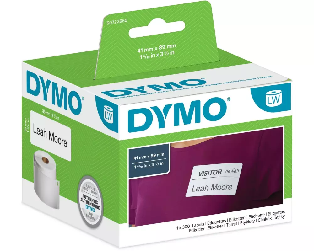 DYMO Etikettenrolle Thermo Direct 41 x 89 mm