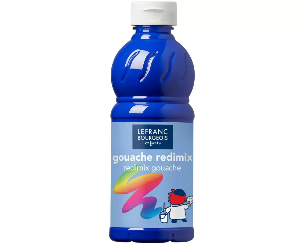 LEFRANC Temperafarben Redimix 500 ml, Kobaltblau