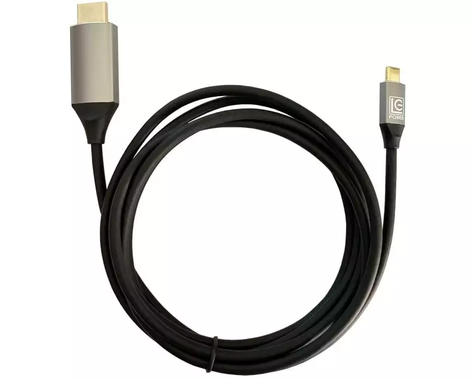 LC-Power USB-C-auf-HDMI 2.1-Kabel 2 m