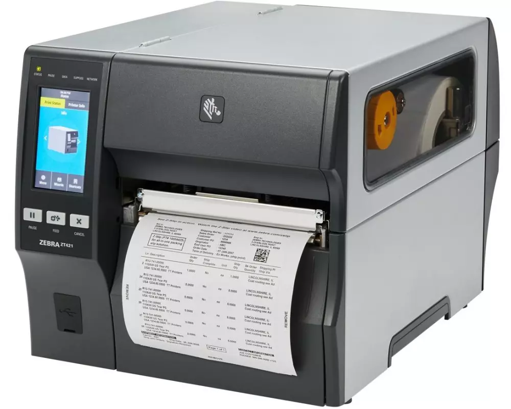 Zebra Technologies Thermodrucker ZT421 300 dpi TT Rewind