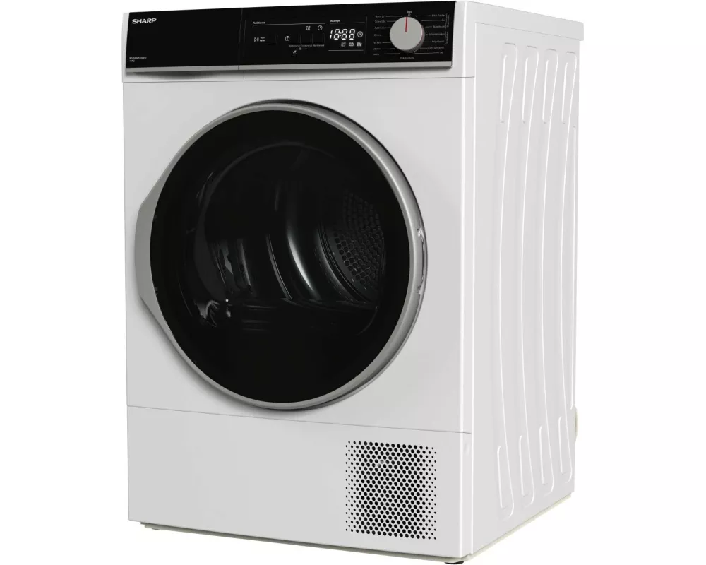 Sharp Wäschetrockner KD-NHA0S6GW1C 10 kg Weiss Rechts