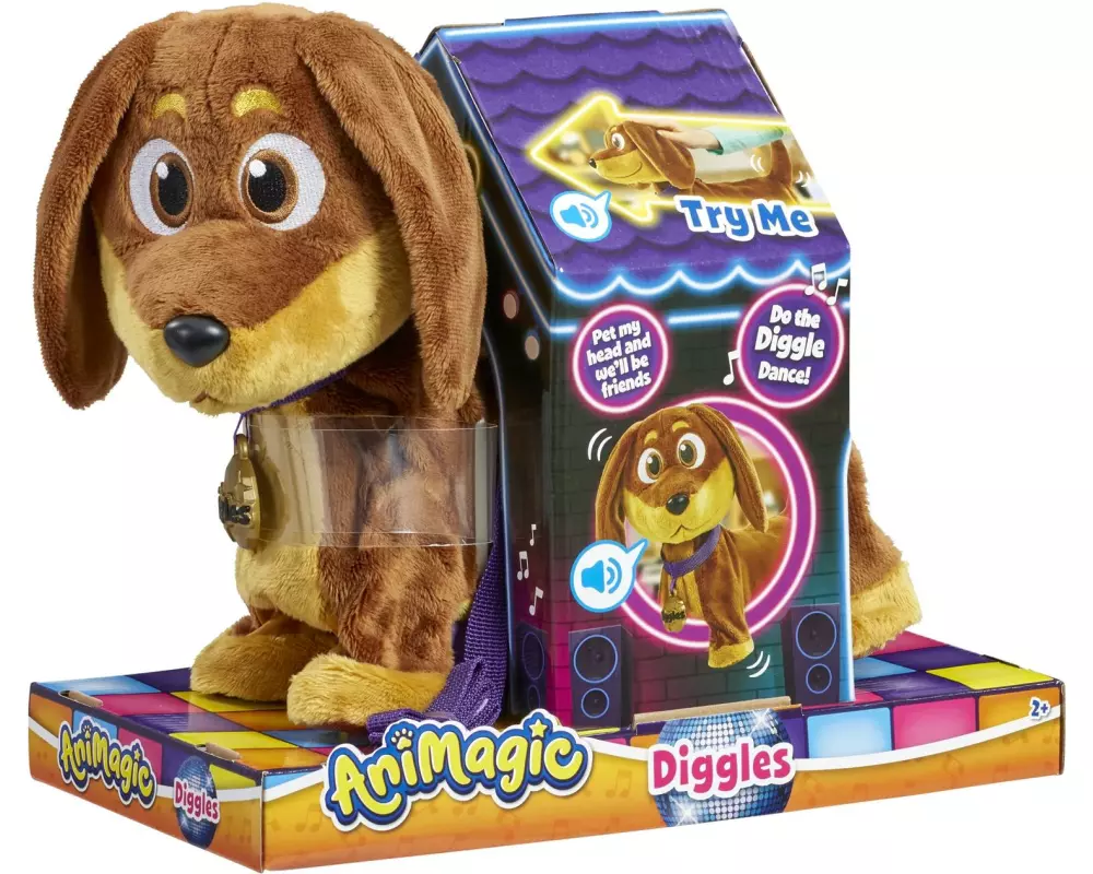 Max Bersinger Funktionsplüsch Animagic Diggles Dog