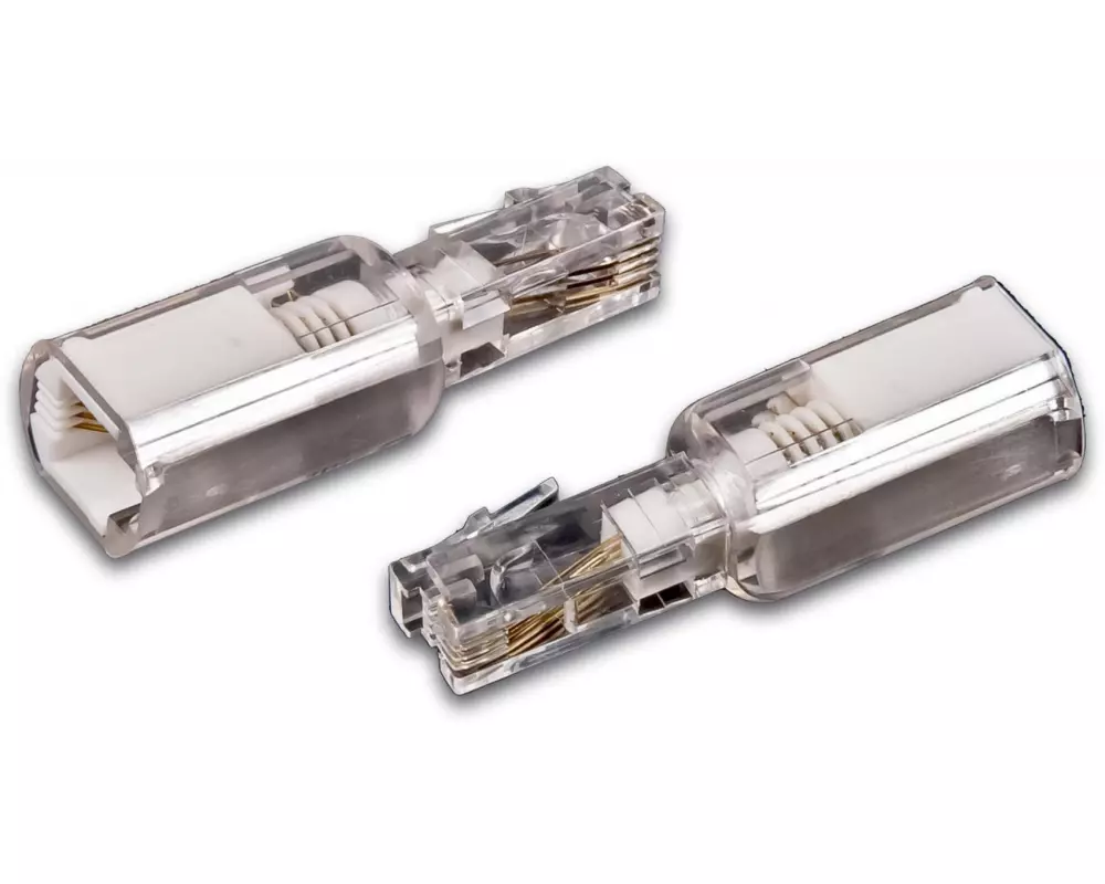 Wirewin Telefonadapter RJ-10, Kabelentwirrer für Telefonhöhrer