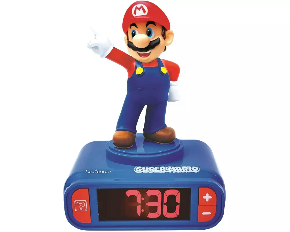 Lexibook Nachtlicht-Wecker Super Mario