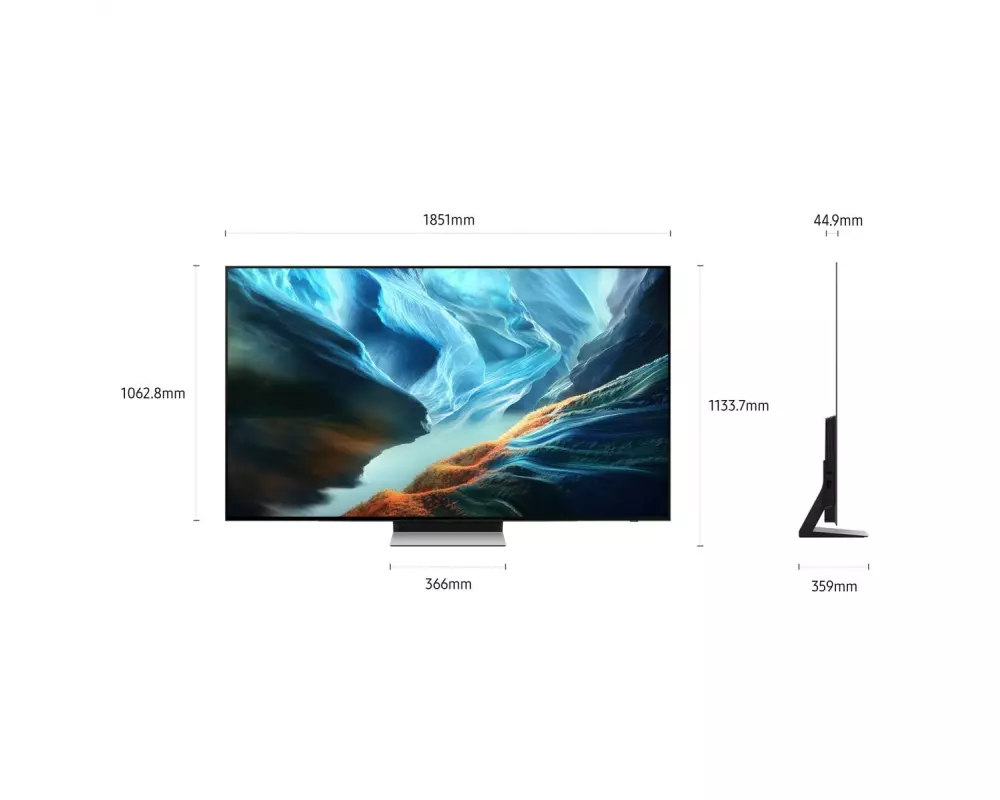 Samsung TV QE83S90H 83", 3840 x 2160 (Ultra HD 4K), OLED