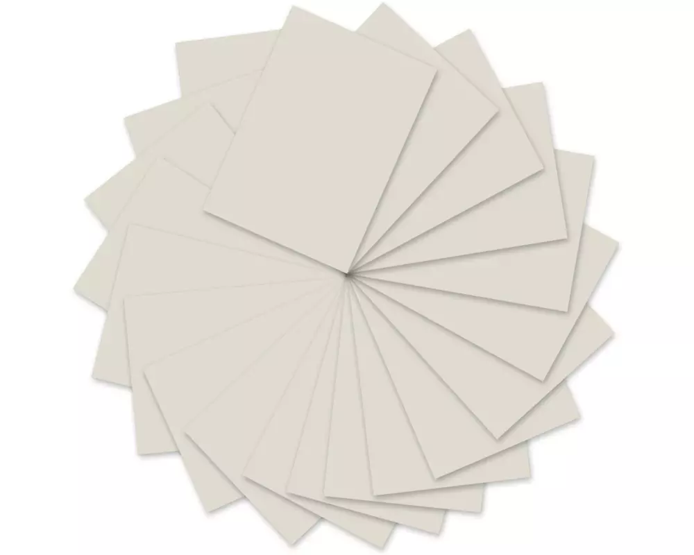 URSUS Tonzeichenpapier 50 x 70 cm, 130 g/m², 10 Blatt, Hellgrau