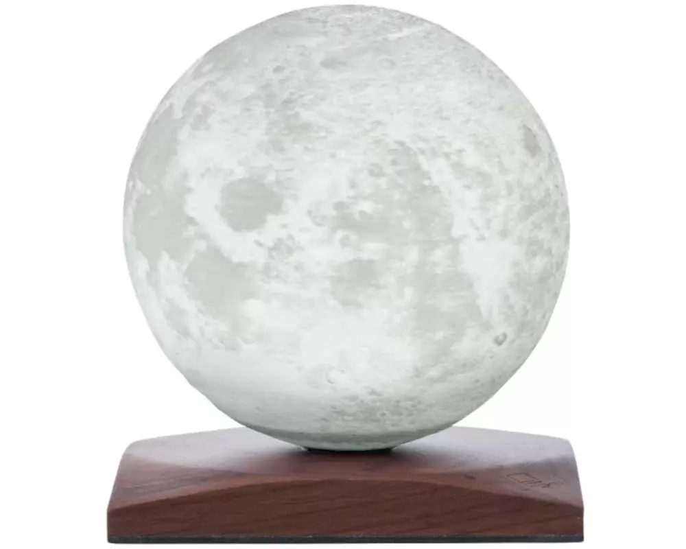 Gingko LED Stimmungslicht LunaSpin Mini Braun