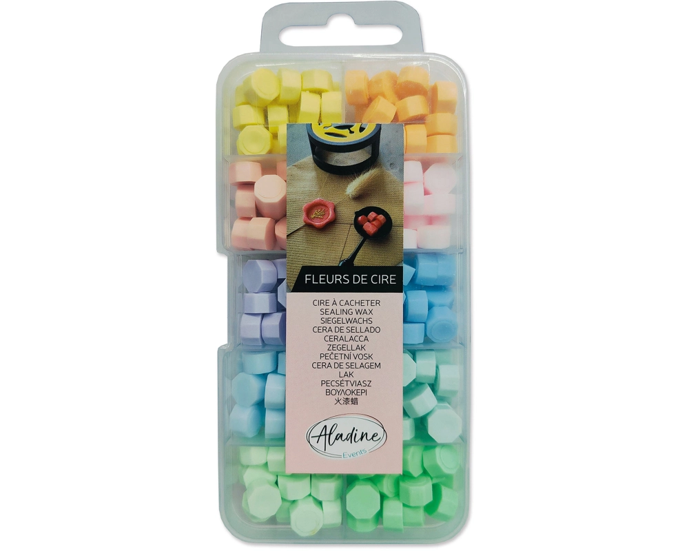ALADINE Wachsbox 72498 pastell 10 Farben