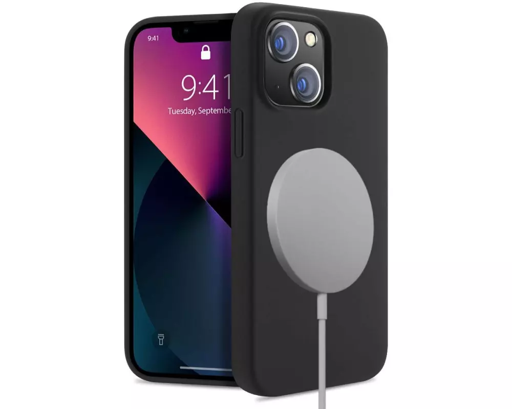 Nevox Back Cover StyleShell Shock MagSafeiPhone 15 Plus Schwarz