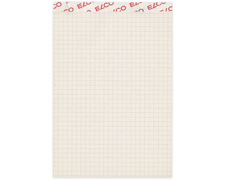ELCO Notizblock kariert 4mm A6 73313.27 grau recycling 65g 100 Blatt