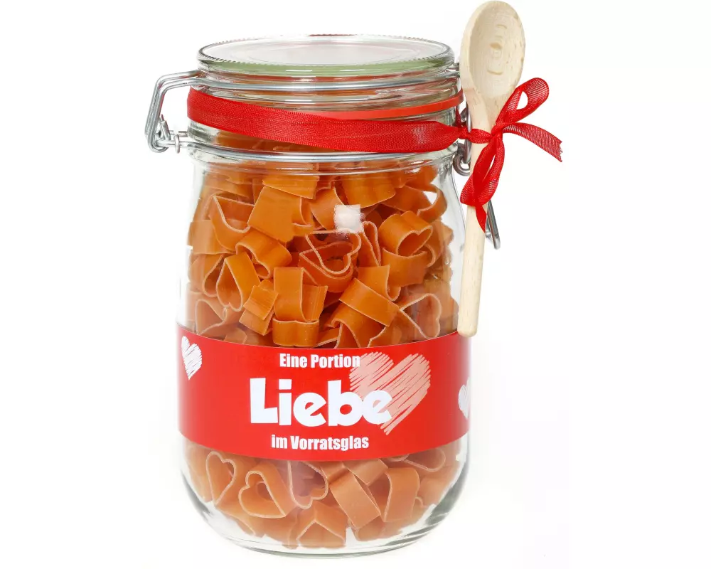 Trendcompany Pastaglas Liebe 250 g