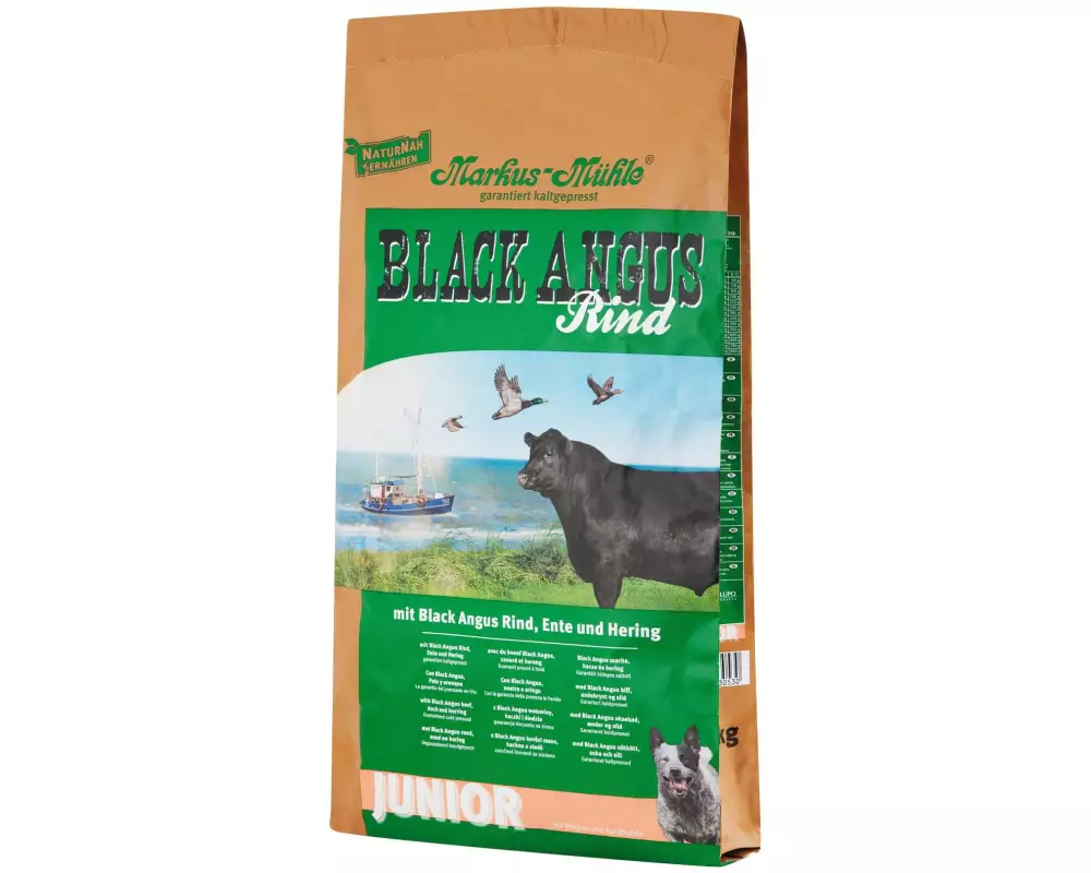 Markus Mühle Trockenfutter Dog Black Angus Junior, 15 kg