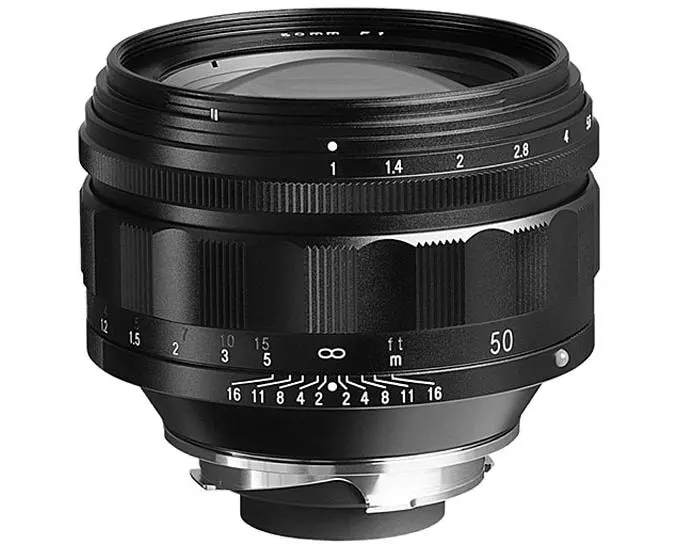 Voigtländer Festbrennweite Nokton 50mm F/1.0 VM asph. Schwarz – Leica M