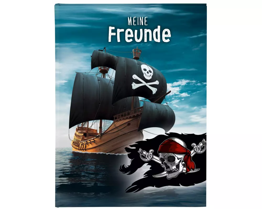 Goldbuch Freundebuch Piraten A5, 88 Seiten
