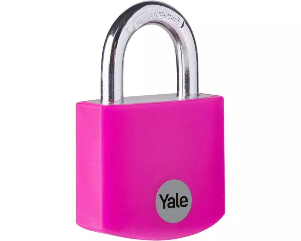 Yale Vorhängeschloss YE3B 38/19 Rosa Aluminium/Stahl