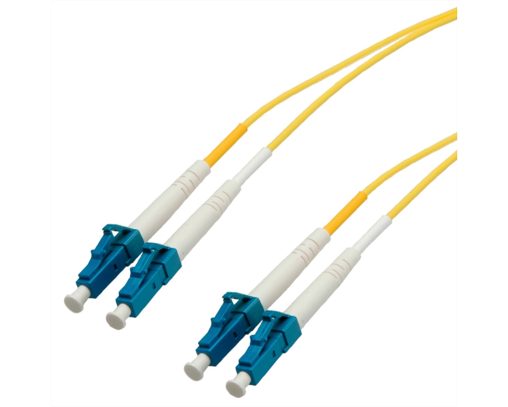 Quality LWL-Kabel Single Mode E9/125µm OS2, LC/LC, gelb, 2 m