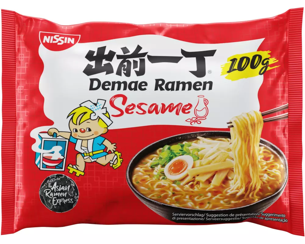 Nissin Food Demae Ramen Nudelsuppe Sesam 100 g