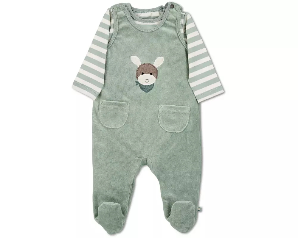 Sterntaler Strampler Set Nicki Emmi Grün Gr. 50